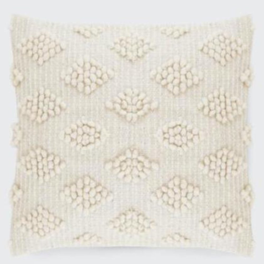 CITIZENRY "Estrato" cream wool pillows, SET OF 2